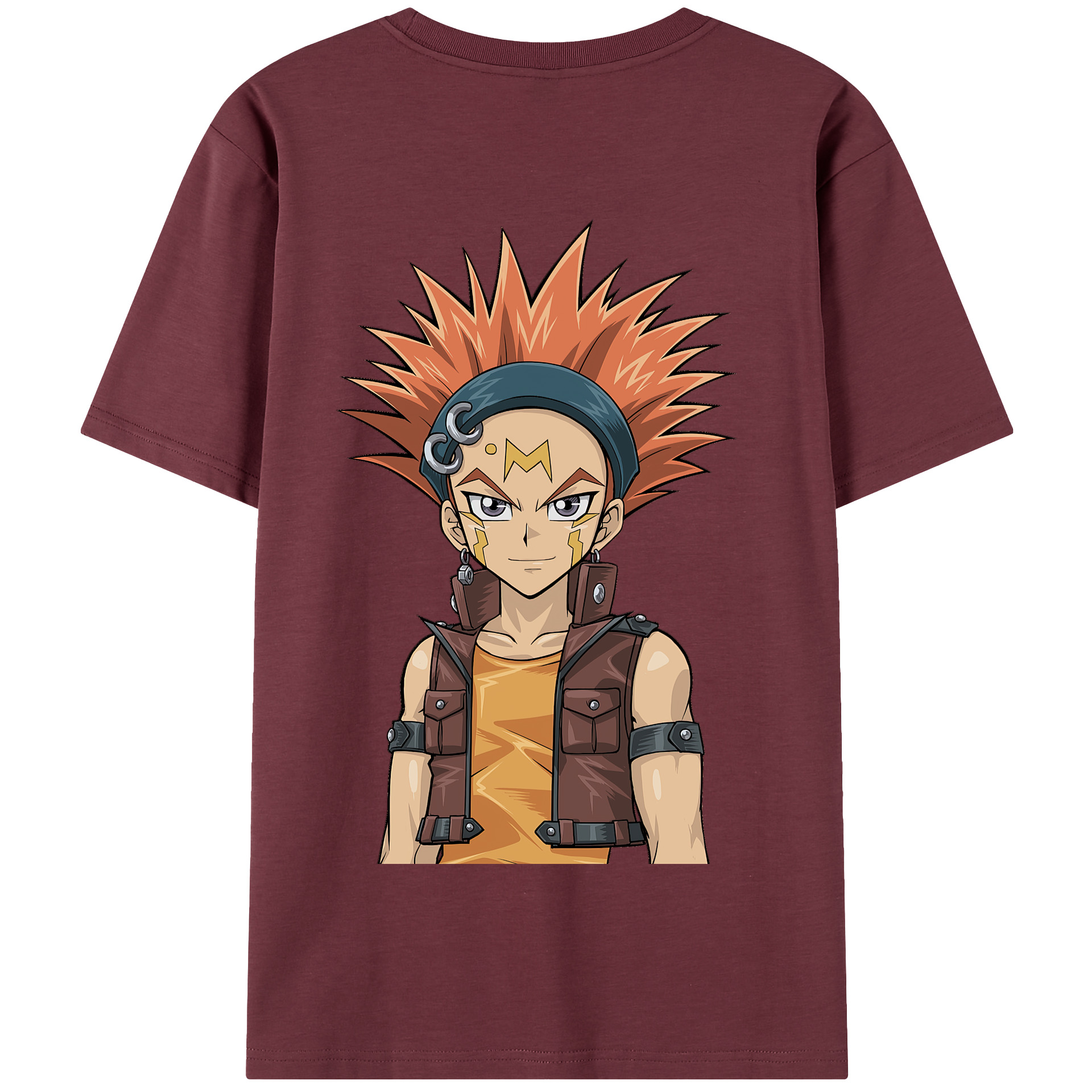 （画像用） 遊☆戯☆王 Yu-Gi-Oh! 綿100％半袖Tシャツ（背面プリント）